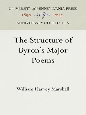 cover image of The Structure of Byron's Major Poems